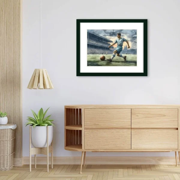 Cuadro futbolista albiceleste