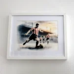 Cuadro futbolista rojiblanco