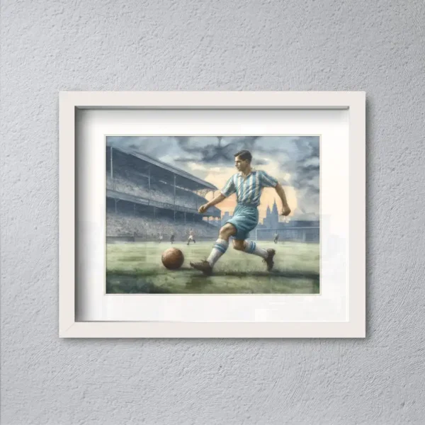 Cuadro futbolista albiceleste