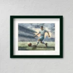 Cuadro futbolista albiceleste