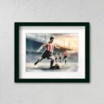 Cuadro futbolista rojiblanco