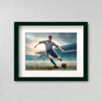 Cuadro futbolista blanquiazul