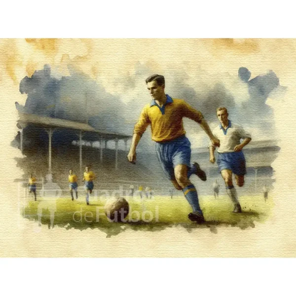 cuadro retro derbi tenerife Las Palmasde futbol -copia.cuadrosdefutbol.com