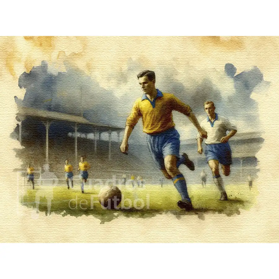 cuadro retro derbi tenerife Las Palmasde futbol -copia.cuadrosdefutbol.com