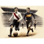 Cuadro Superclásico Boca-River