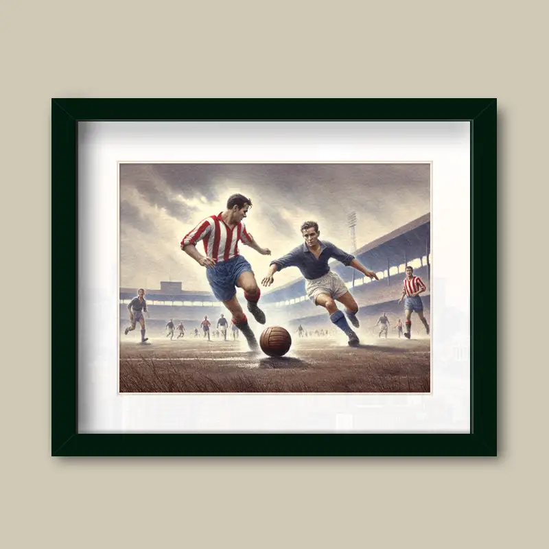 Cuadro El Derbi Asturiano